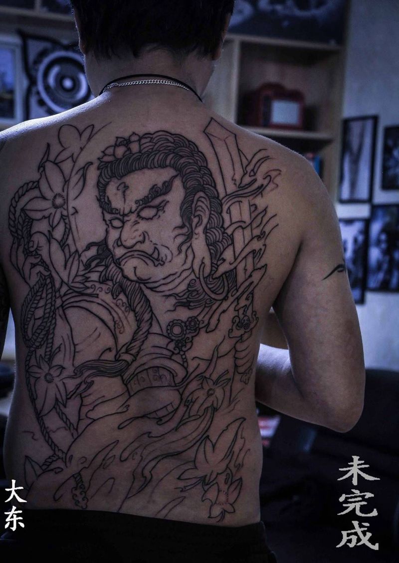 未完成作业纹身图片