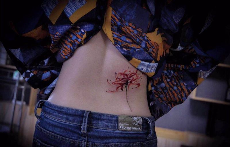 彼岸花纹身纹身图片