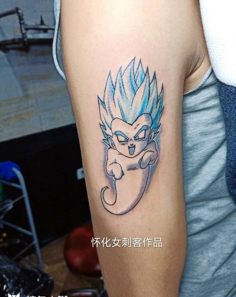 悟天克斯9号纹身图片_动漫纹身图案