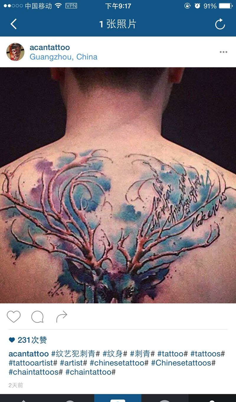 我的Instagram纹身图片