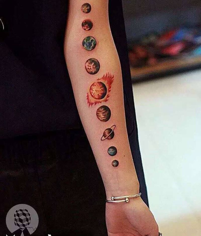 小清新纹身图片