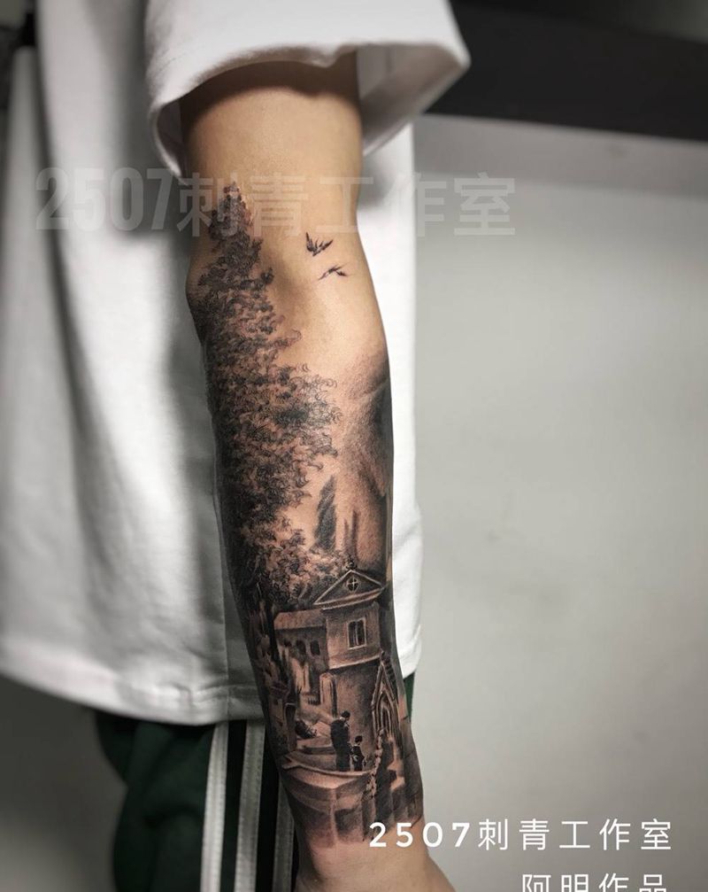 自带背景音乐的纹身纹身图片