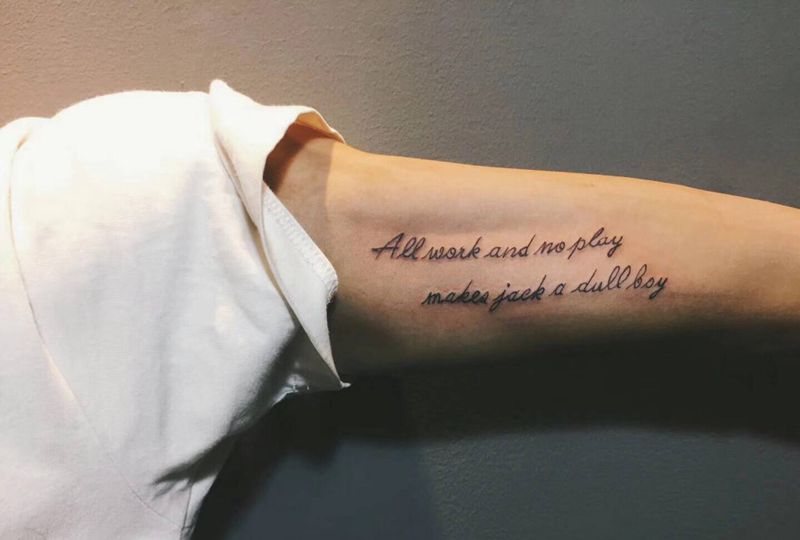 小作品合集纹身图片_花体字图腾纹身图案