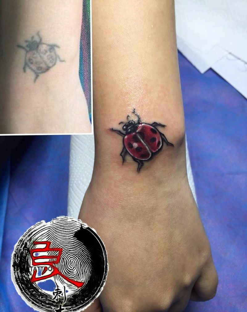 甲壳虫 修改纹身图片