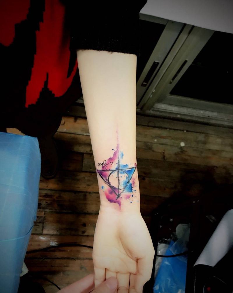 水彩纹身图片