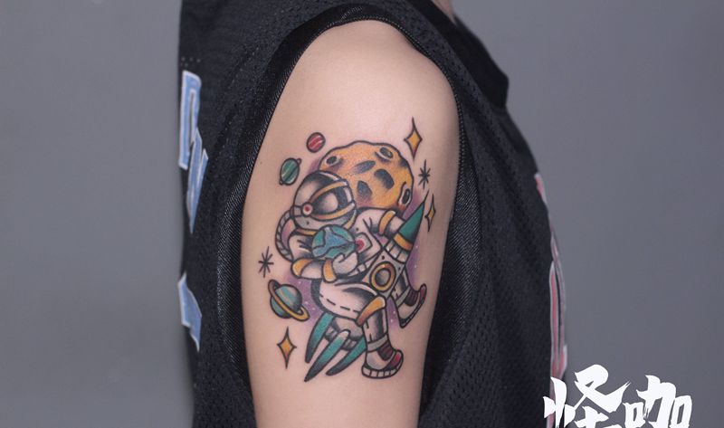 作品纹身图片_手臂Old School纹身图案