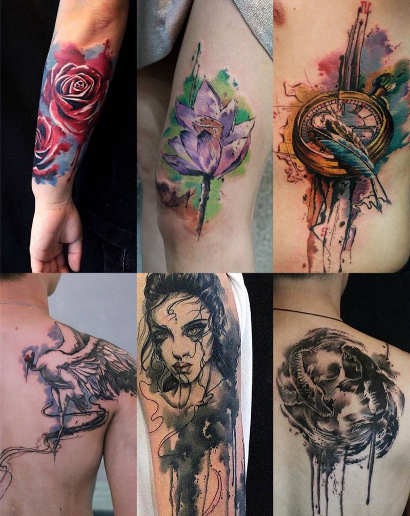 17年部分作品展示纹身图片