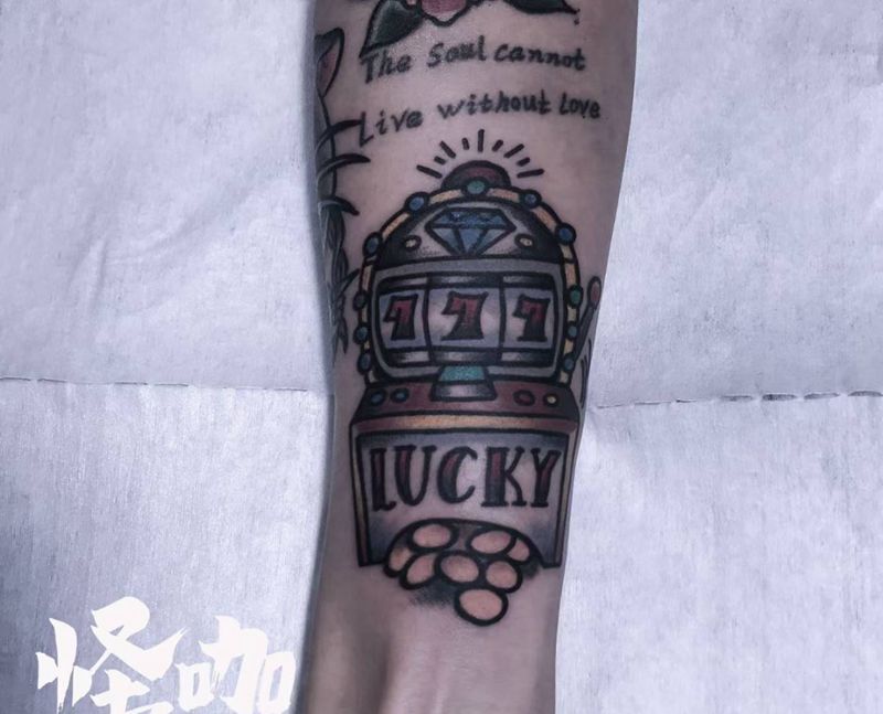 old school纹身图片_脚部腿部Old School几何纹身图案