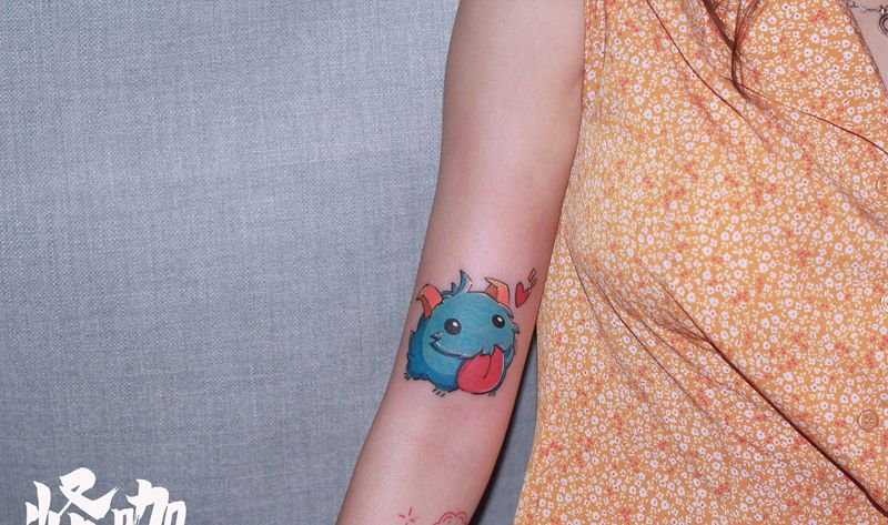 作品纹身图片_小清新纹身图案