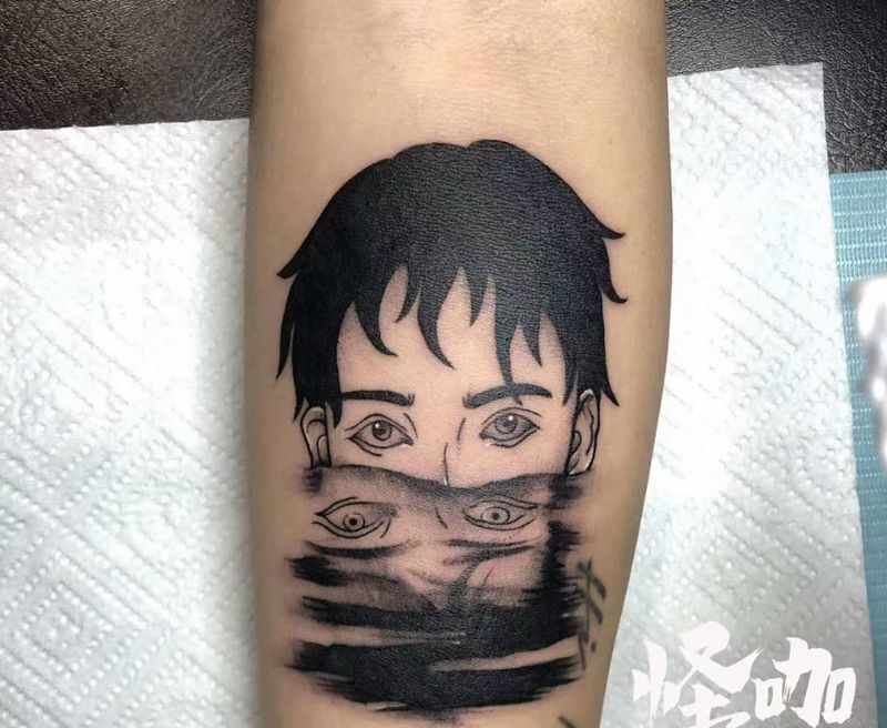 作品纹身图片_手臂动漫纹身图案