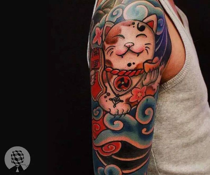 漫画风格，帮动漫人纹的纹身图片