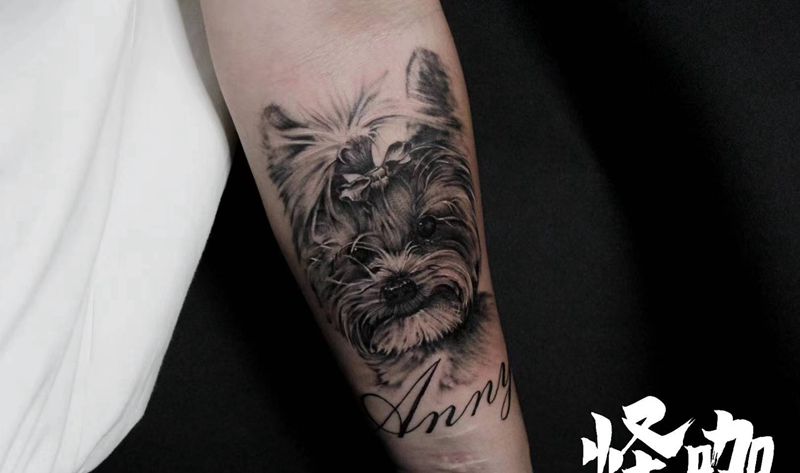 作品纹身图片_手臂欧美写实纹身图案