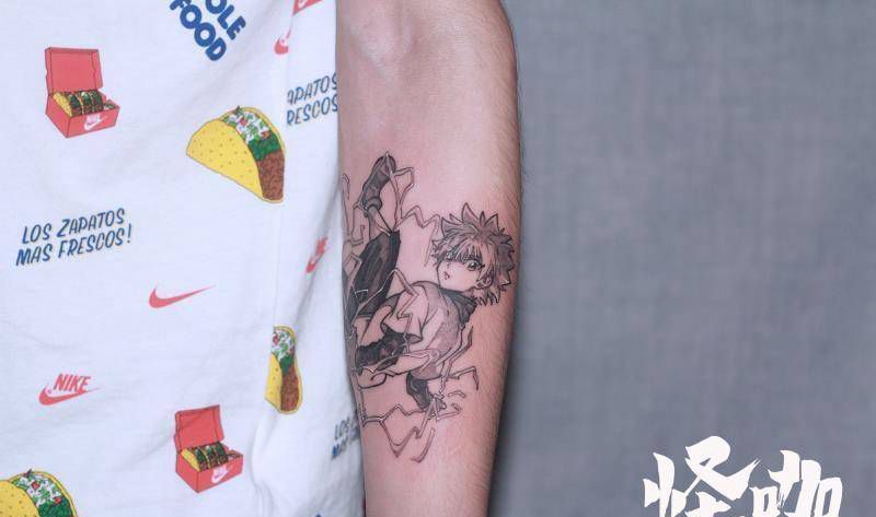 动漫卡通纹身图片_手臂手部New School欧美写实纹身图案