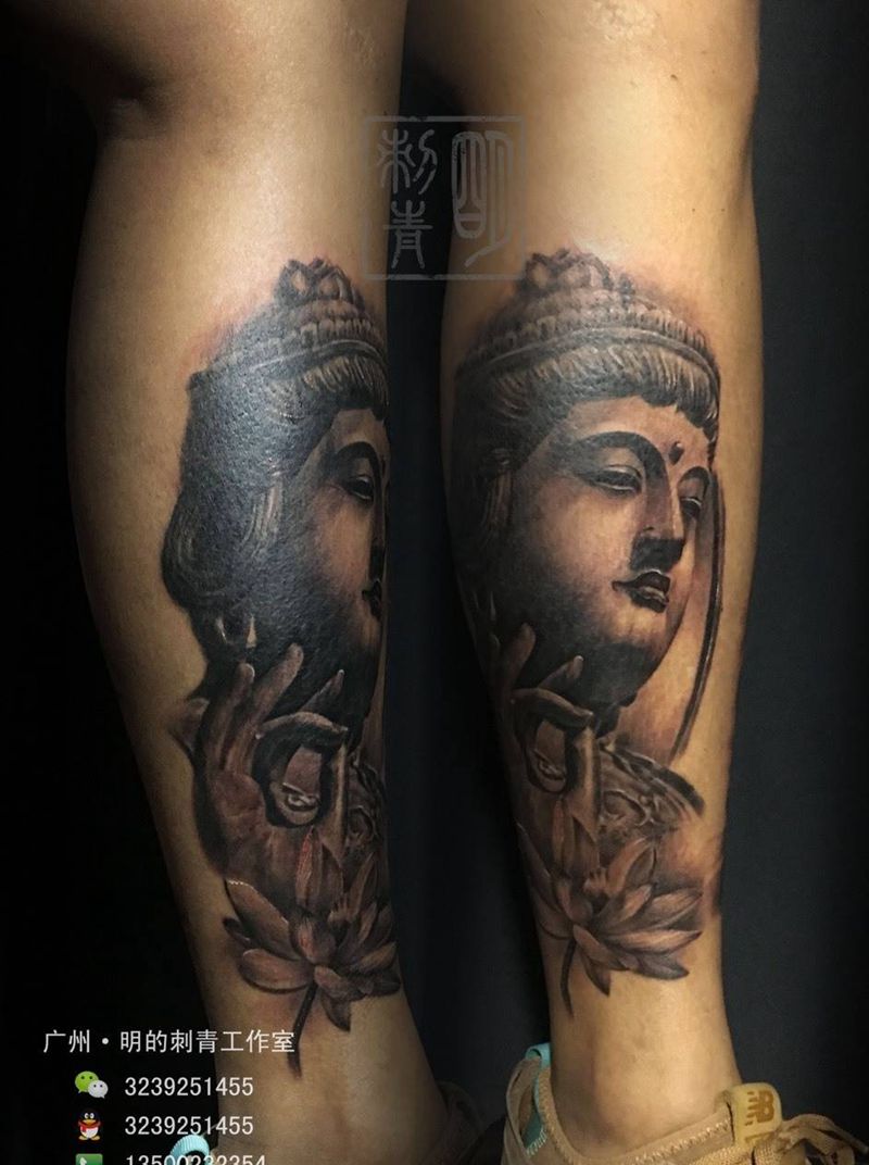 石佛纹身图片