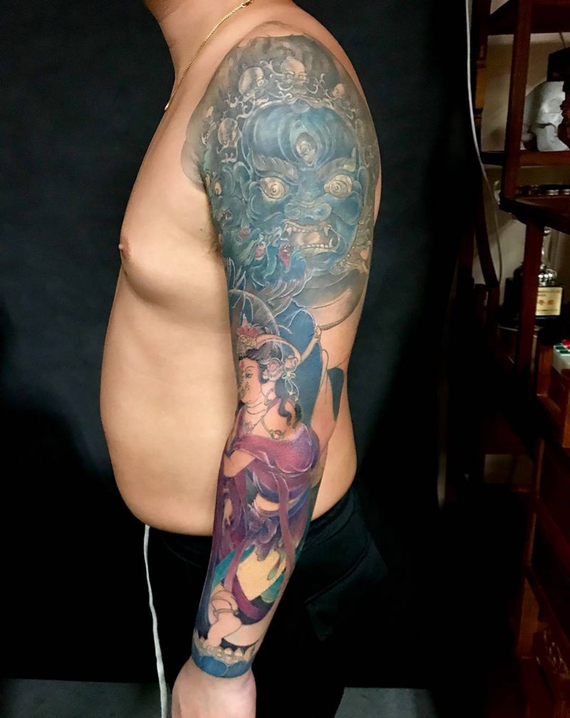 遮盖纹身图片_手部新传统老传统纹身图案