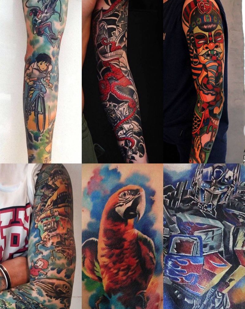 17年部分作品展示纹身图片
