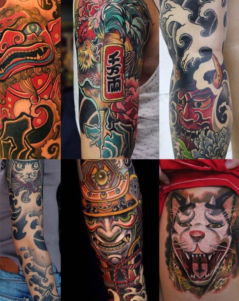 17年部分作品展示纹身图片