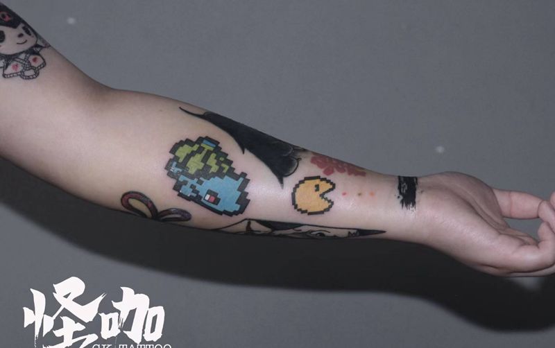 作品纹身图片_手臂纹身图案