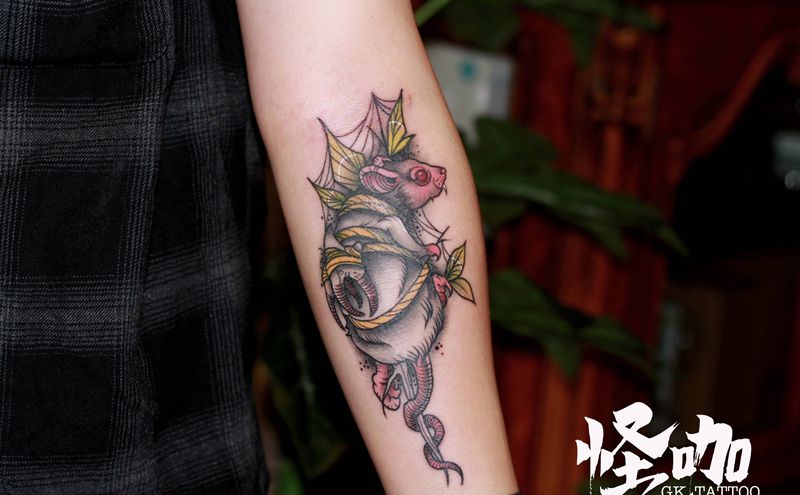 作品纹身图片_手臂Old SchoolNew School纹身图案