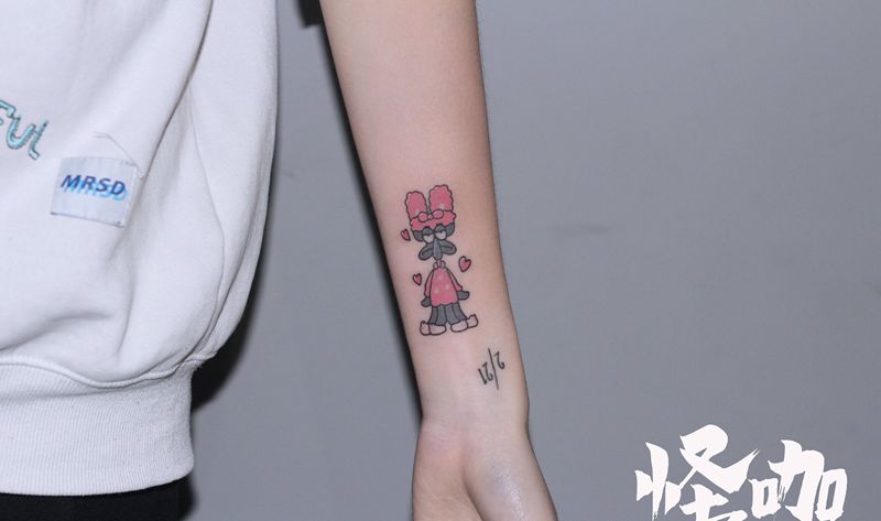 卡通纹身图片_手臂纹身图案