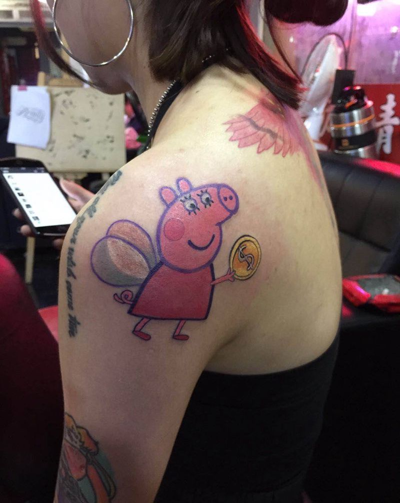 小猪佩琦纹身图片
