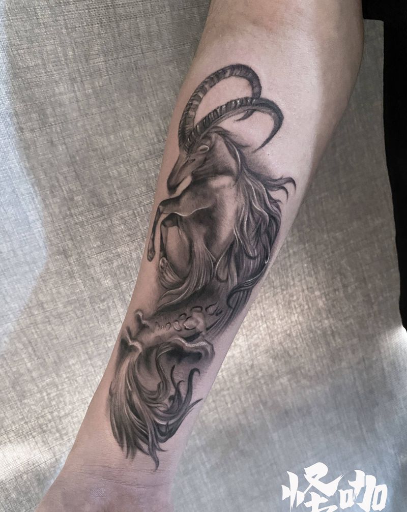 作品纹身图片_手臂欧美写实纹身图案