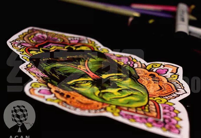 今日手稿纹身图片