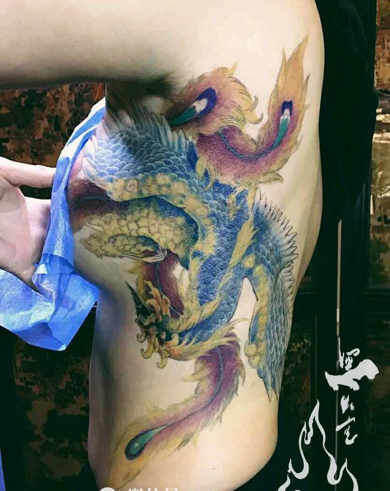 凤凰纹身图片