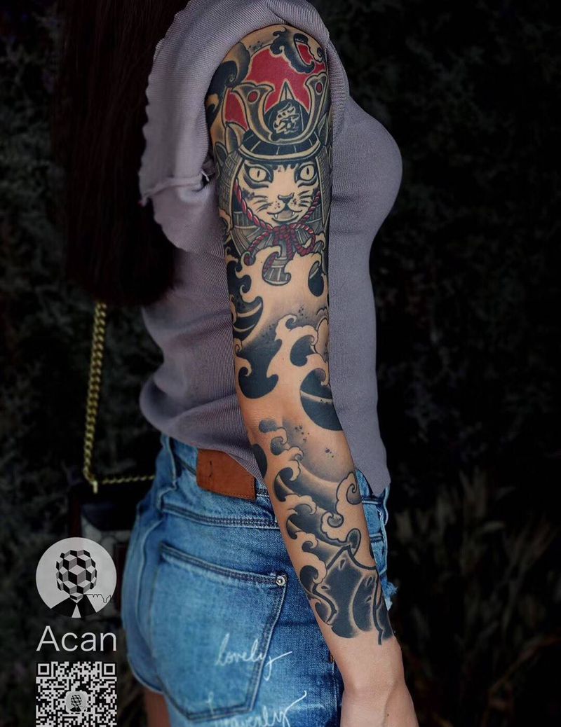 纹身恢复后纹身图片_成品手臂纹身图案