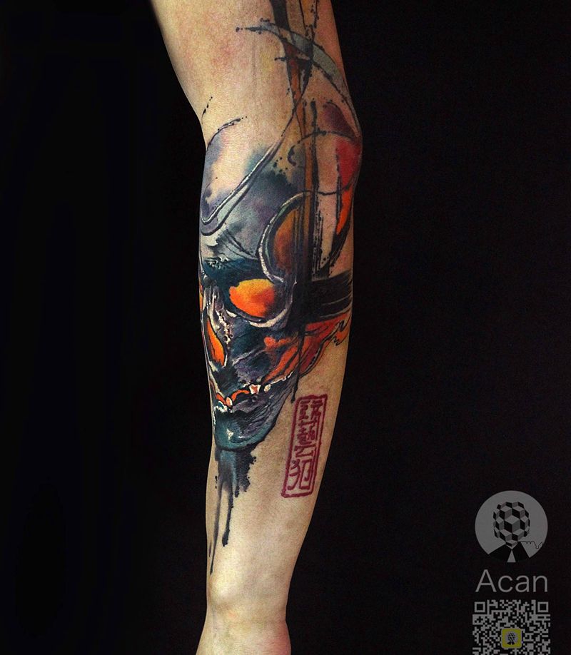 骷髅纹身图片