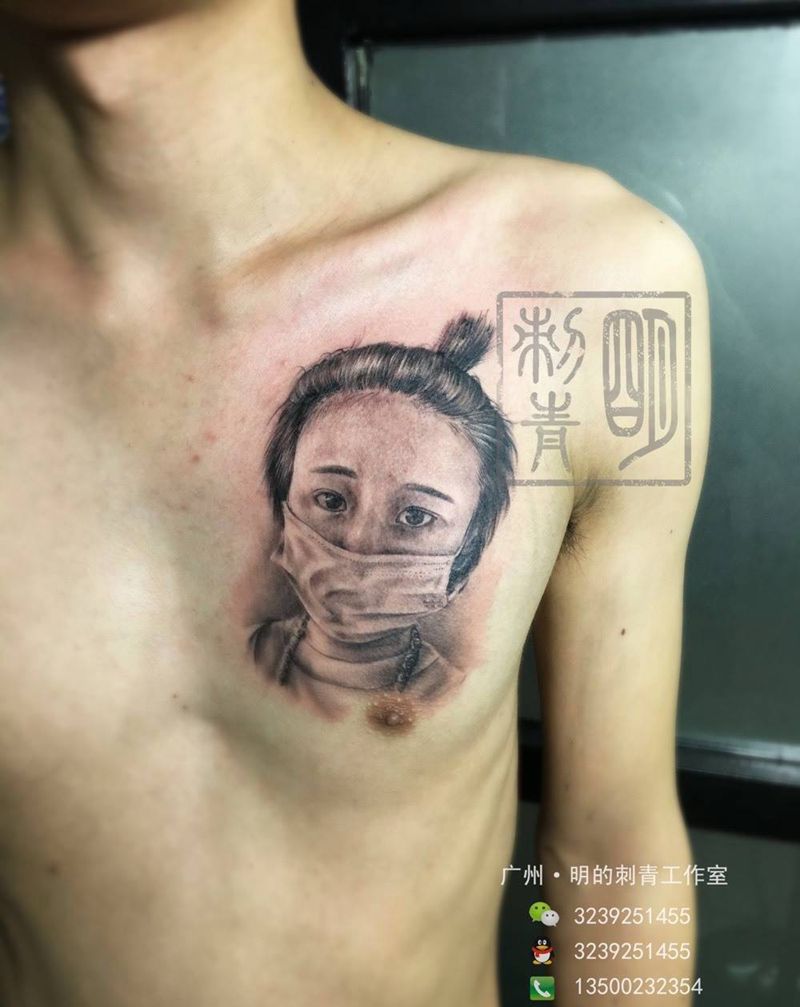 肖像纹身图片