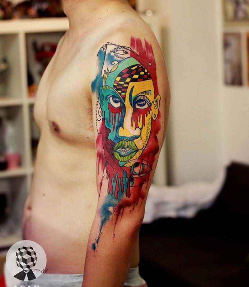 'Acan作品纹身图片