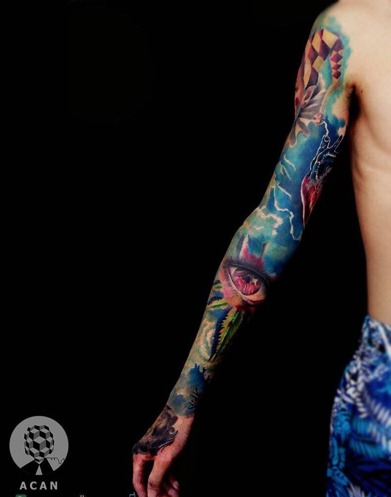 Acan作品纹身图片