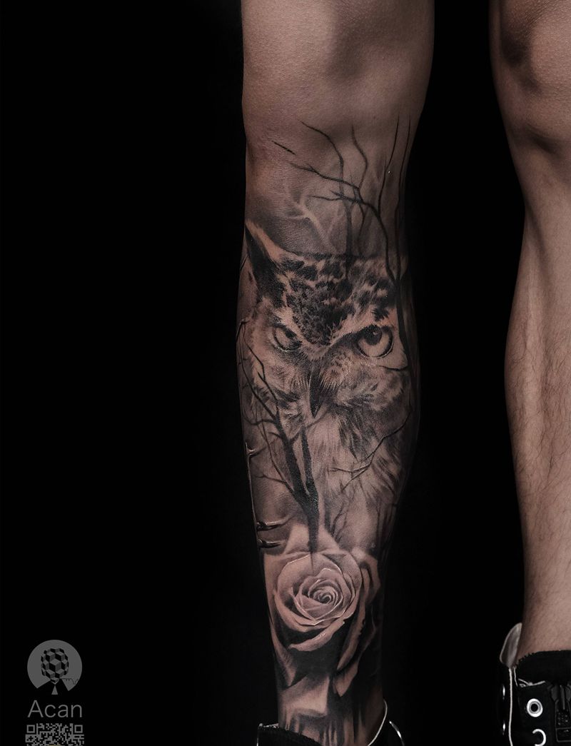 素描纹身图片_欧美写实纹身图案