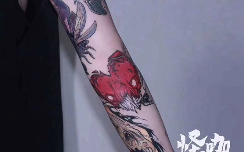 朋克系纹身图片_手臂纹身图案