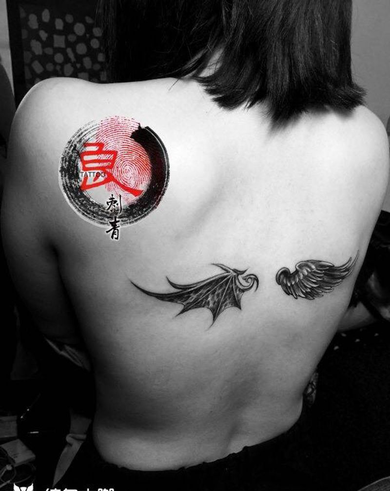 人生怎能身无分纹纹身图片