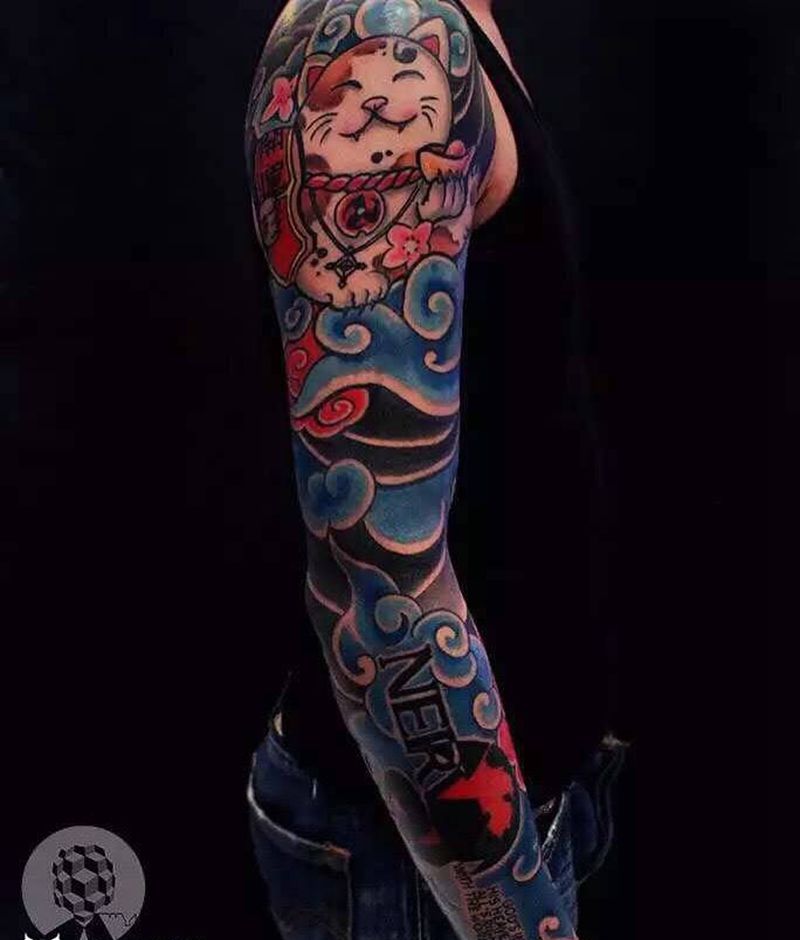 Acan作品纹身图片_成品手臂原创纹身图案