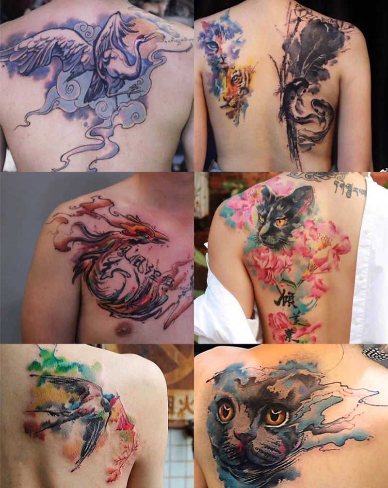 17年部分作品展示纹身图片