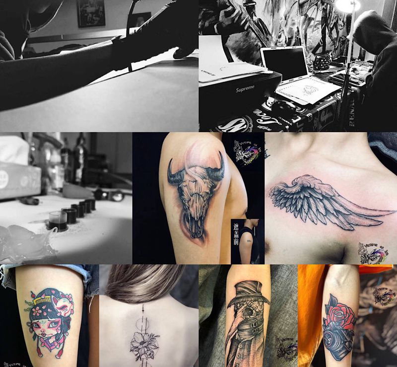 Y纹身图片_欧美写实纹身图案