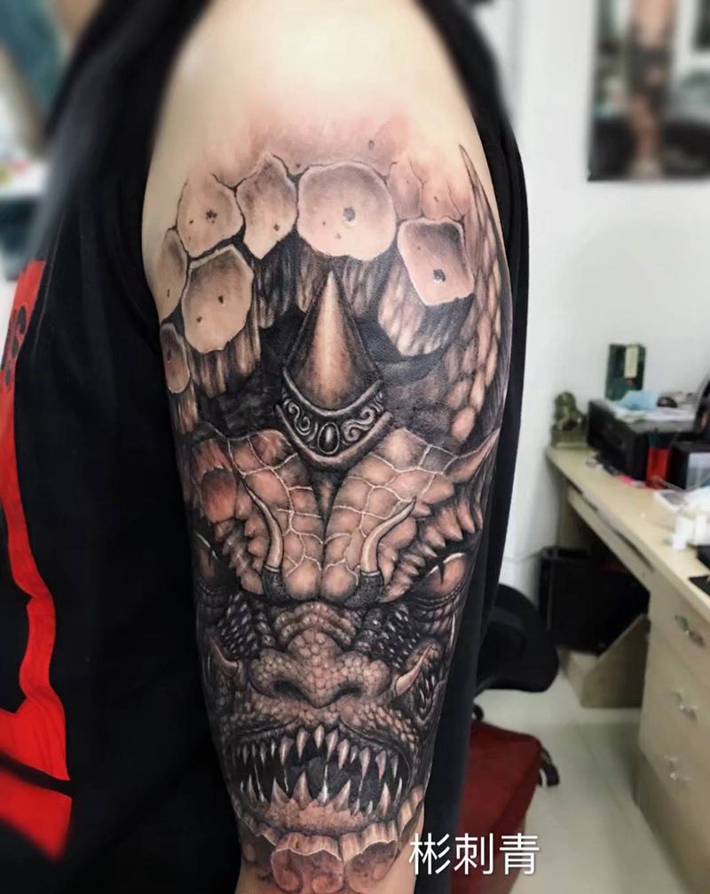 遮盖烫伤疤作品纹身图片