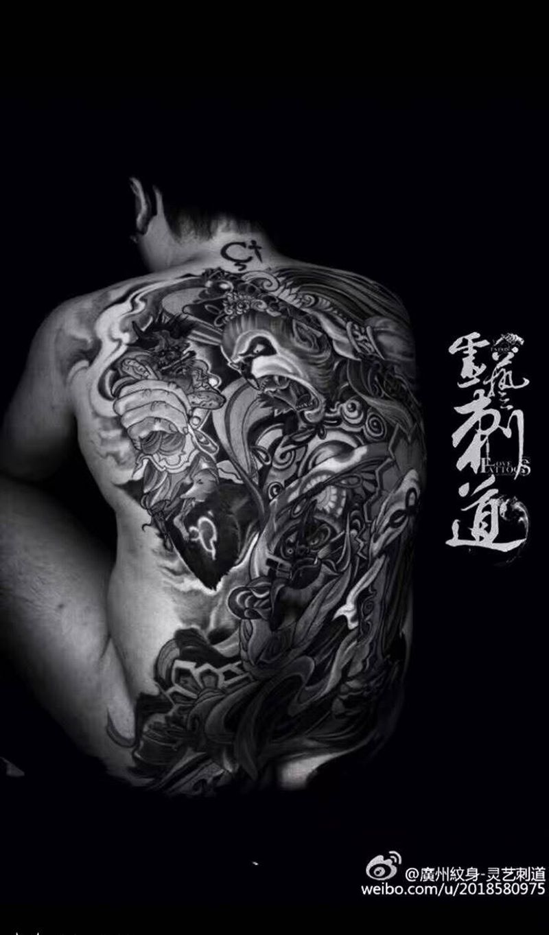 天聖纹身图片_欧美传统纹身图案