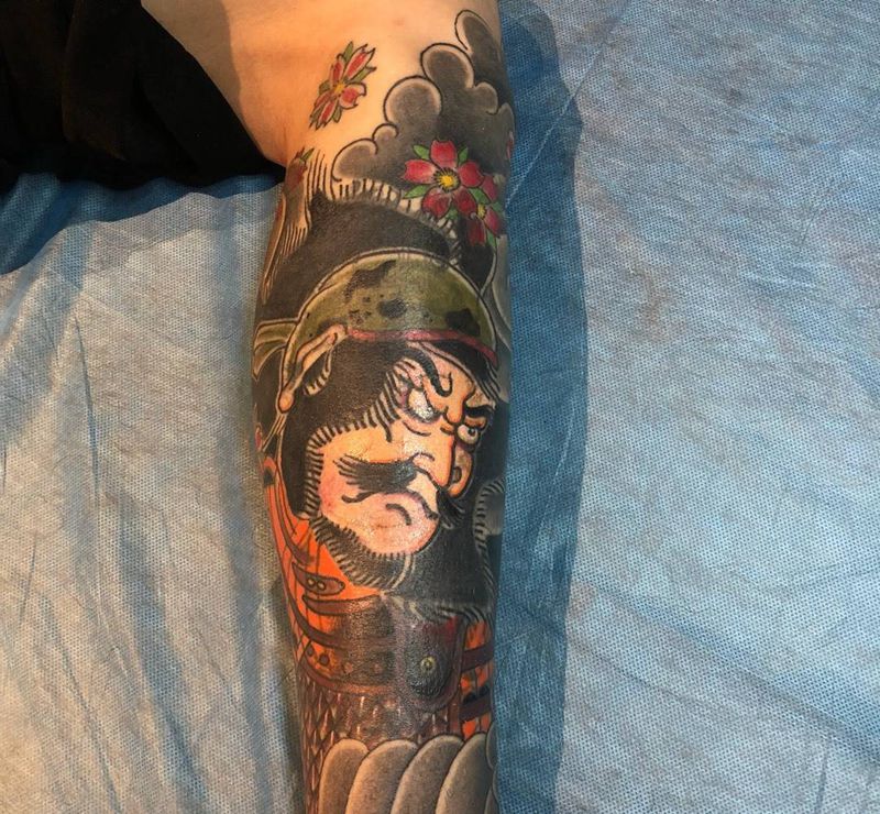 日式作品遮盖纹身图片