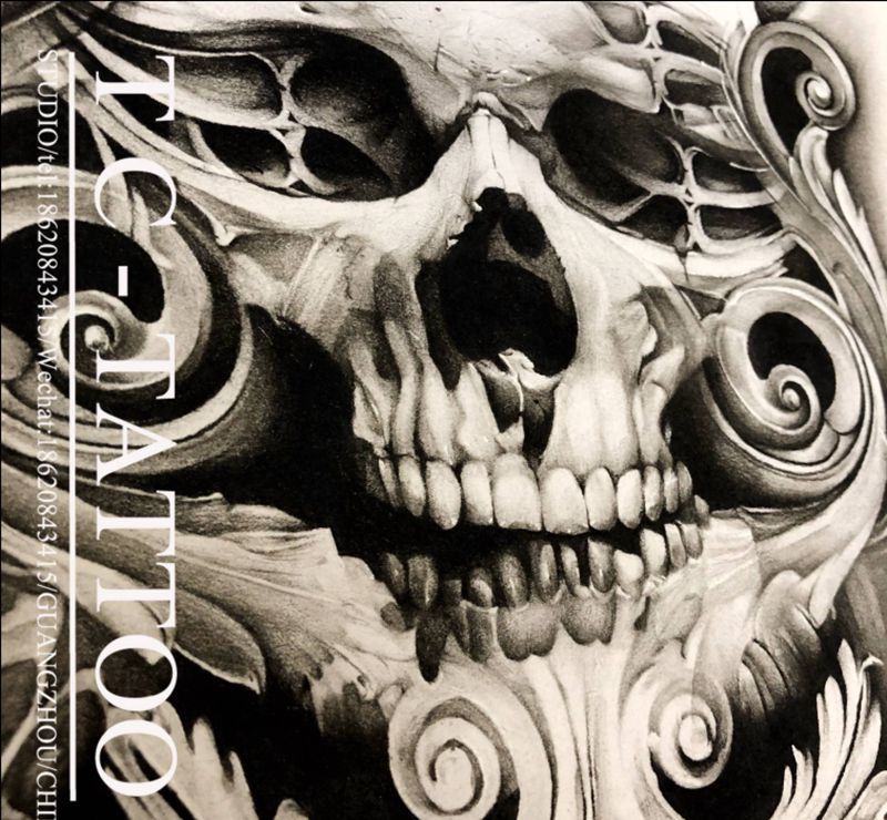 欧美绘画作品！纹身图片