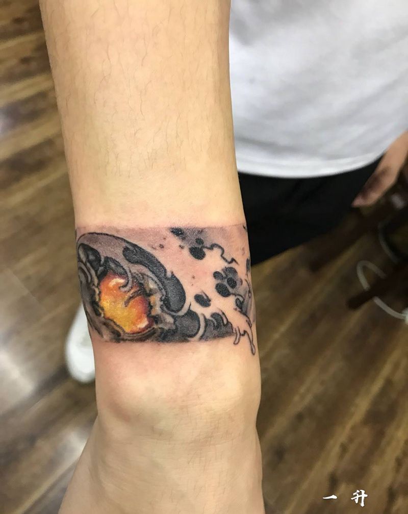 传统手环纹身图片_新传统纹身图案