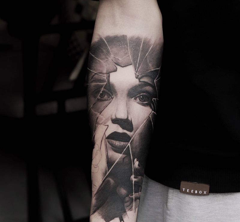 写实纹身图片_欧美写实纹身图案