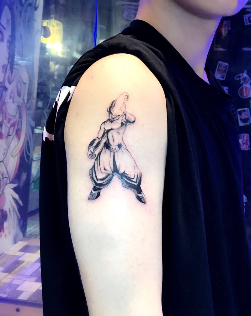 布欧纹身图片_手臂动漫控纹身图案