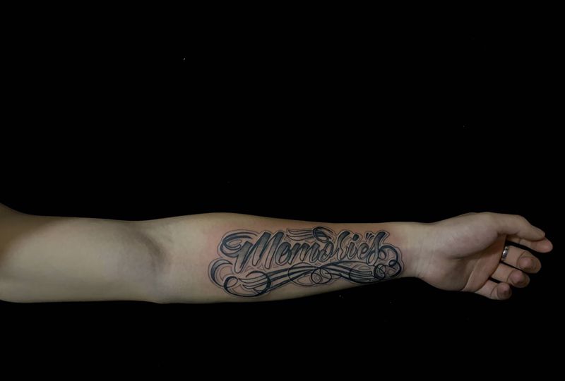 花体字纹身图片_花体字纹身图案