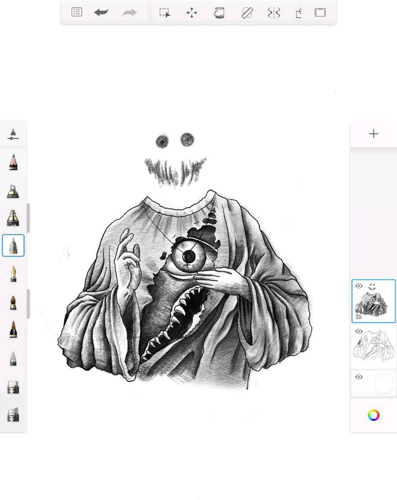 暗黑修女纹身图片