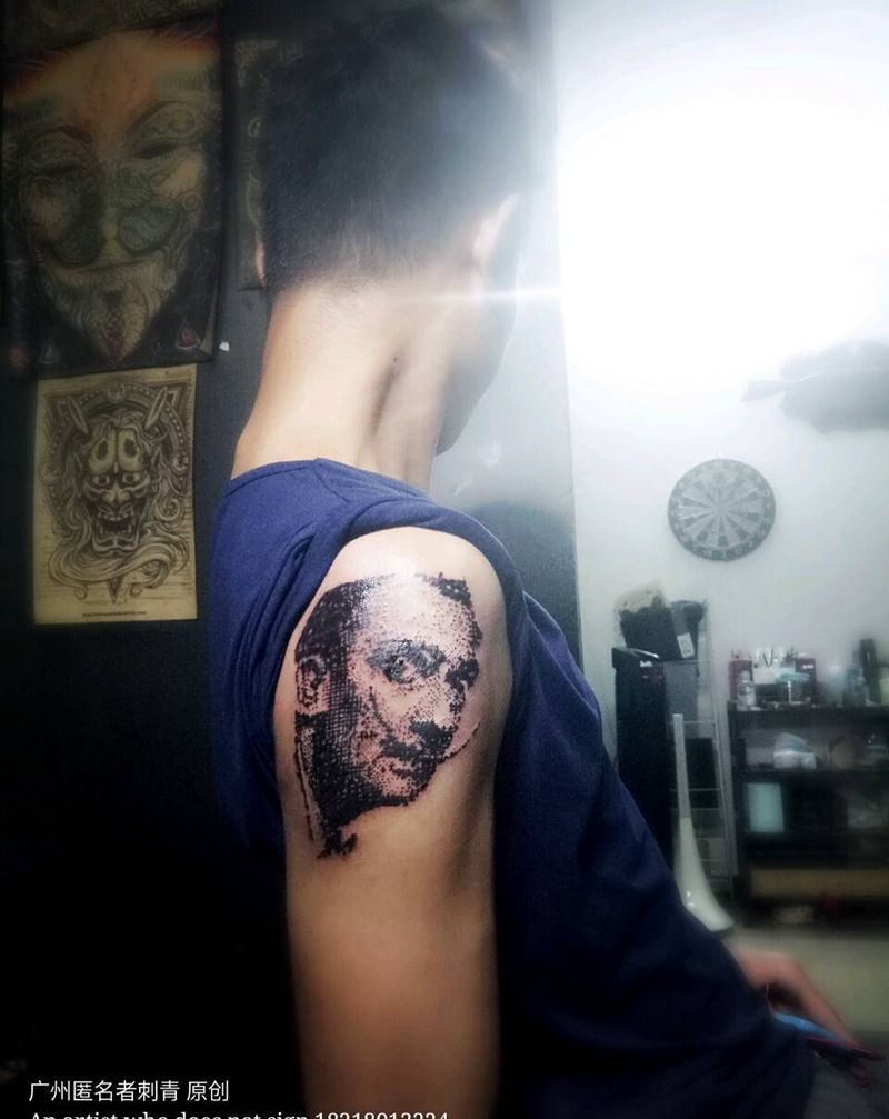达利纹身图片