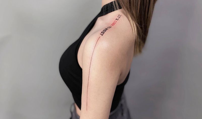 精细  小文字纹身图片_手臂纹身图案